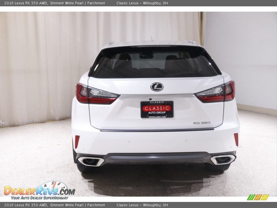 2016 Lexus RX 350 AWD Eminent White Pearl / Parchment Photo #22