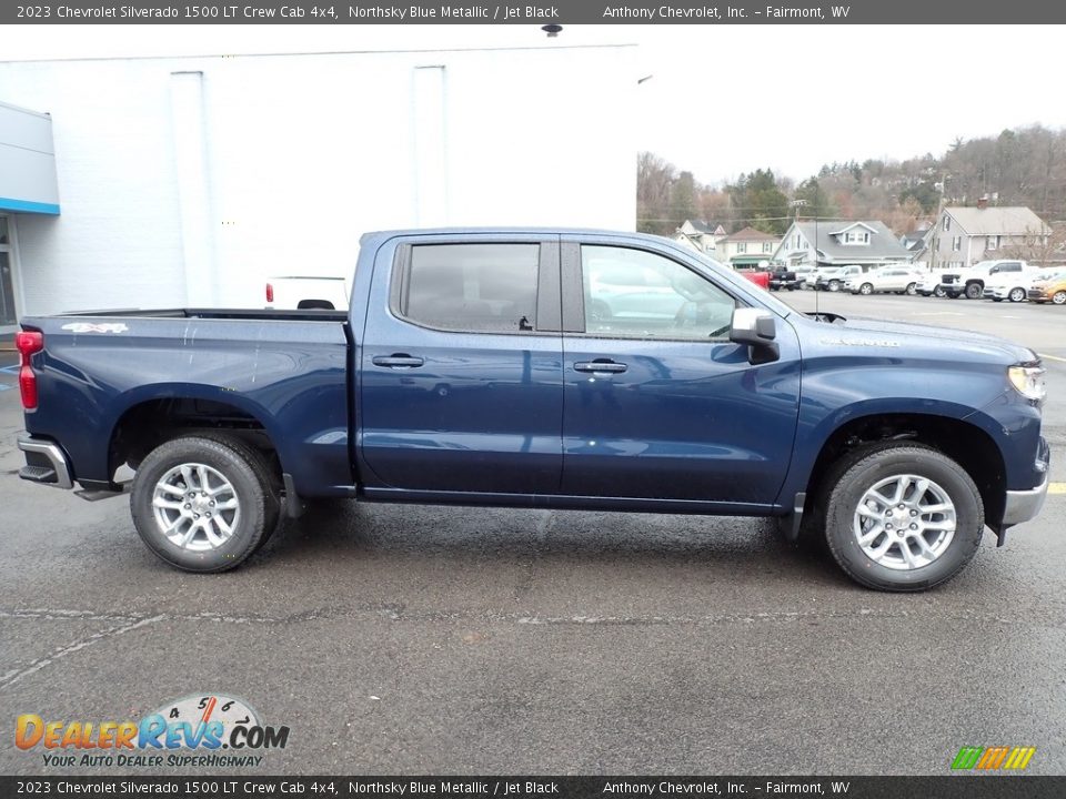 2023 Chevrolet Silverado 1500 LT Crew Cab 4x4 Northsky Blue Metallic / Jet Black Photo #2
