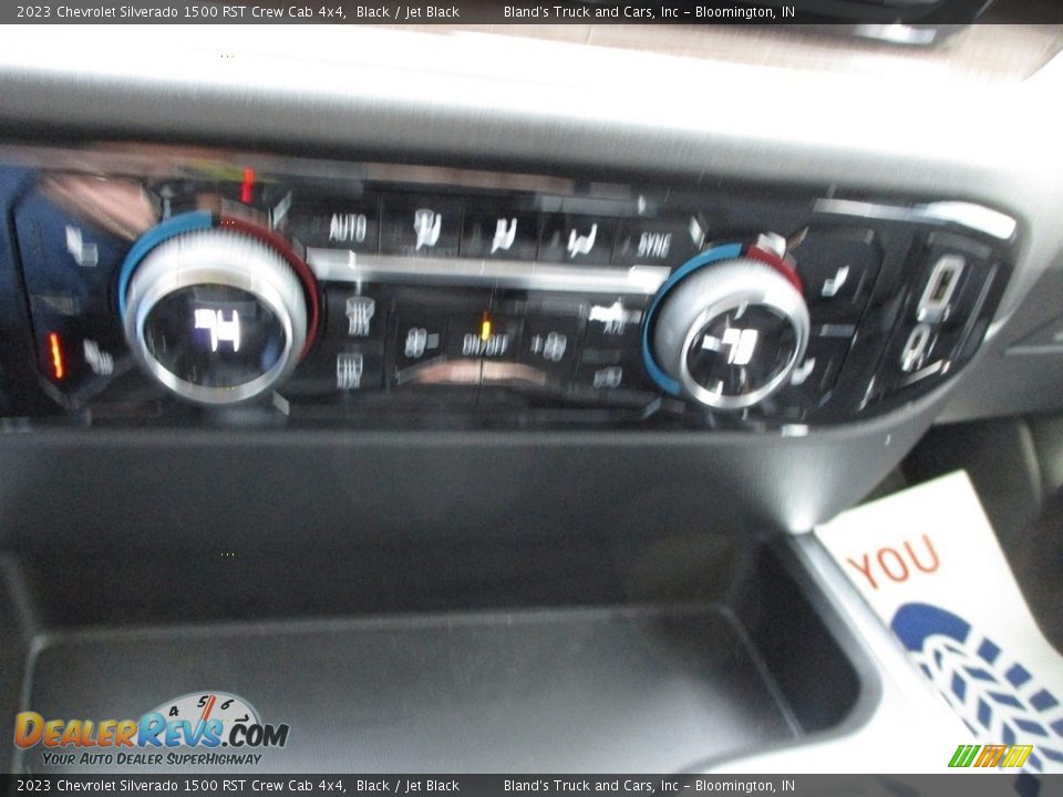 2023 Chevrolet Silverado 1500 RST Crew Cab 4x4 Black / Jet Black Photo #22