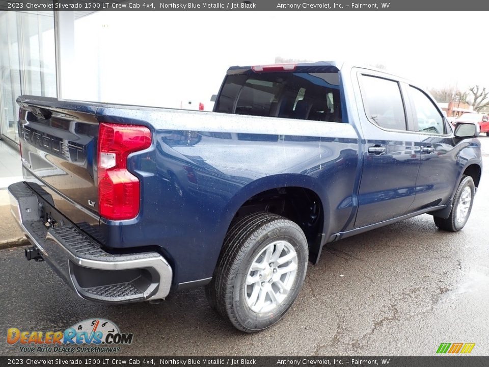 2023 Chevrolet Silverado 1500 LT Crew Cab 4x4 Northsky Blue Metallic / Jet Black Photo #3