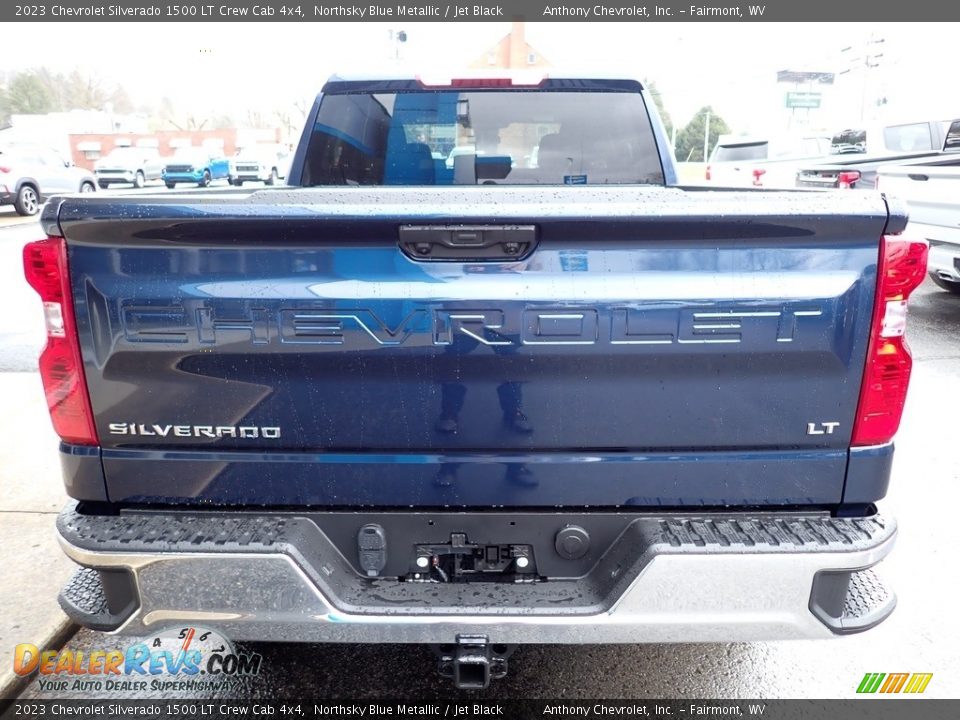 2023 Chevrolet Silverado 1500 LT Crew Cab 4x4 Northsky Blue Metallic / Jet Black Photo #4