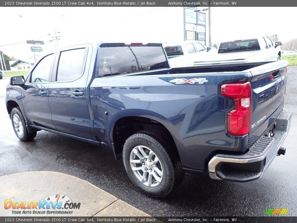 2023 Chevrolet Silverado 1500 LT Crew Cab 4x4 Northsky Blue Metallic / Jet Black Photo #6