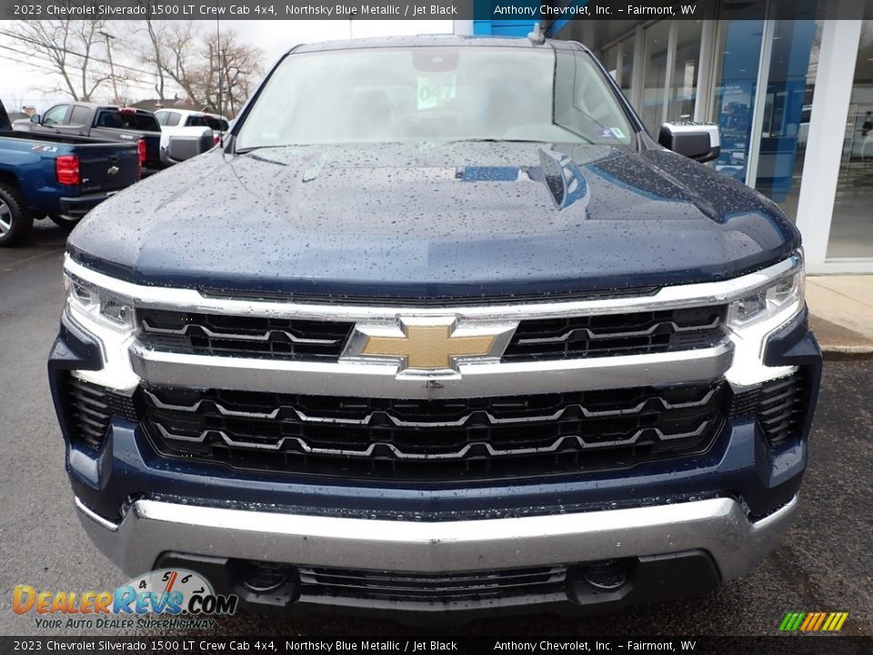 2023 Chevrolet Silverado 1500 LT Crew Cab 4x4 Northsky Blue Metallic / Jet Black Photo #9