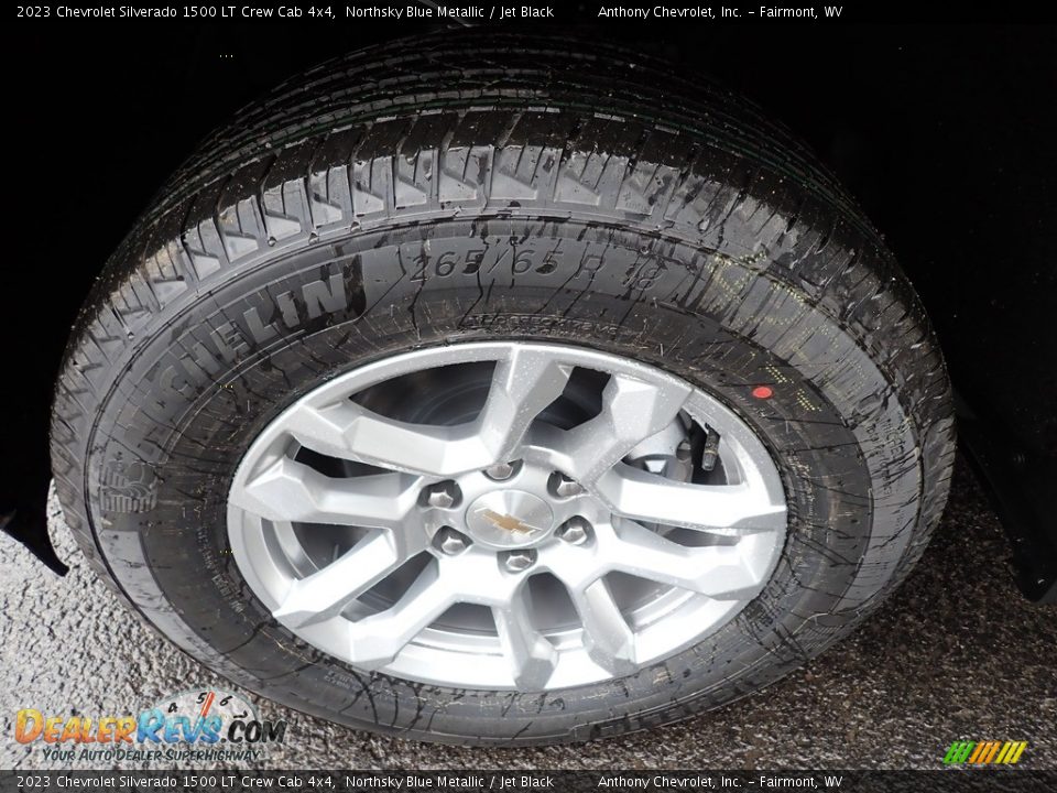 2023 Chevrolet Silverado 1500 LT Crew Cab 4x4 Northsky Blue Metallic / Jet Black Photo #10