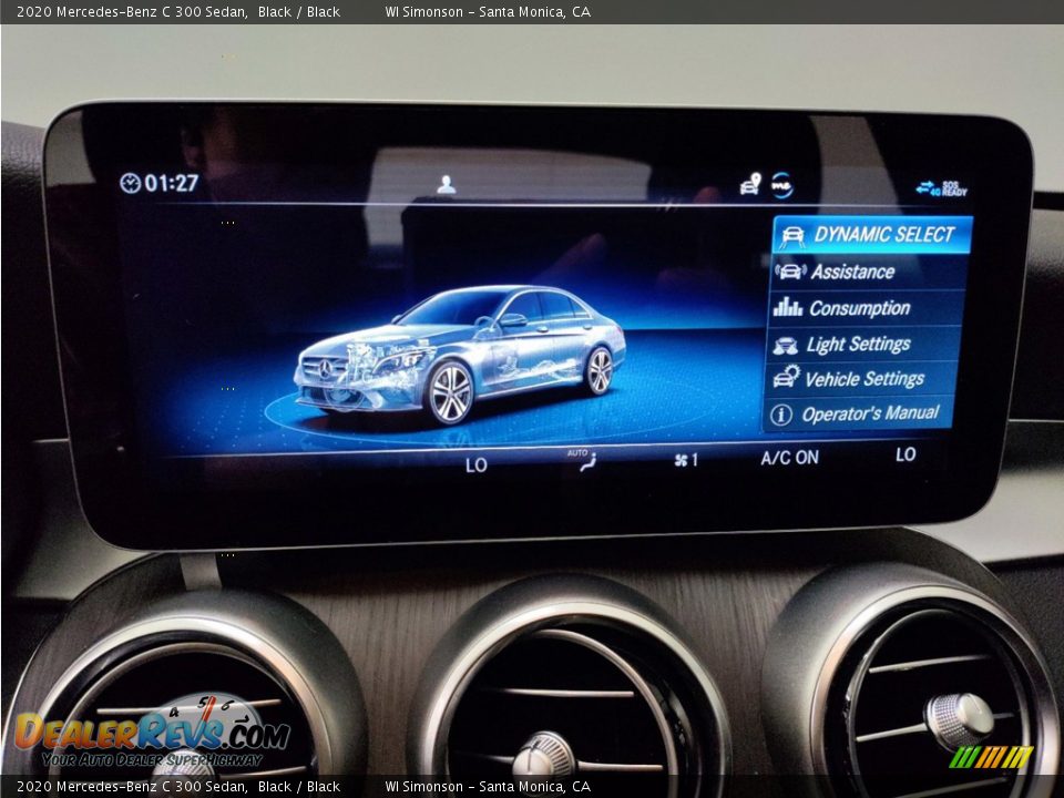 2020 Mercedes-Benz C 300 Sedan Black / Black Photo #22