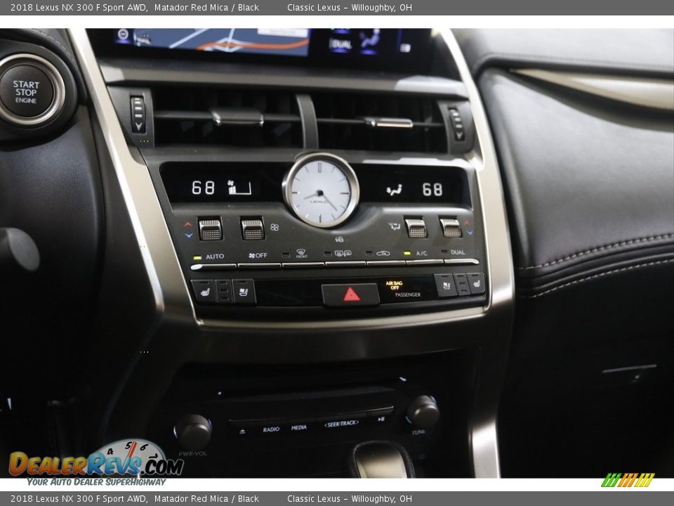2018 Lexus NX 300 F Sport AWD Matador Red Mica / Black Photo #14