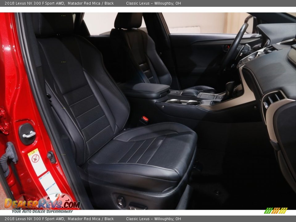 2018 Lexus NX 300 F Sport AWD Matador Red Mica / Black Photo #17