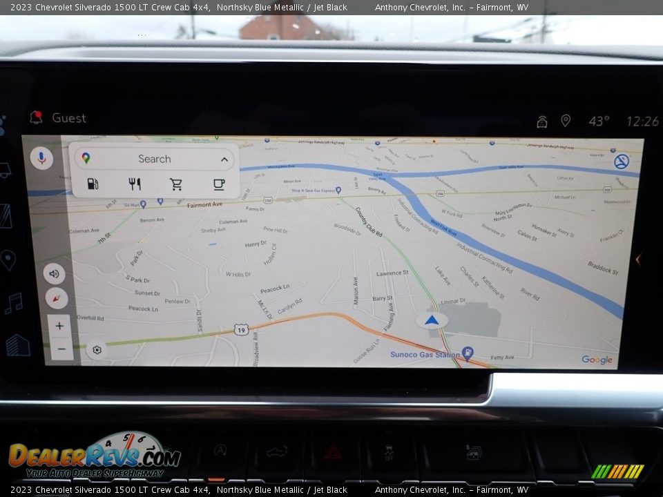 2023 Chevrolet Silverado 1500 LT Crew Cab 4x4 Northsky Blue Metallic / Jet Black Photo #18