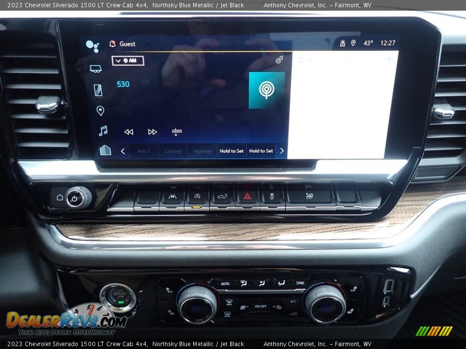 2023 Chevrolet Silverado 1500 LT Crew Cab 4x4 Northsky Blue Metallic / Jet Black Photo #20