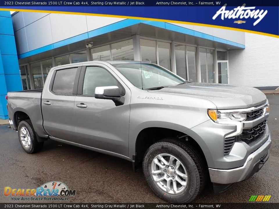 2023 Chevrolet Silverado 1500 LT Crew Cab 4x4 Sterling Gray Metallic / Jet Black Photo #1