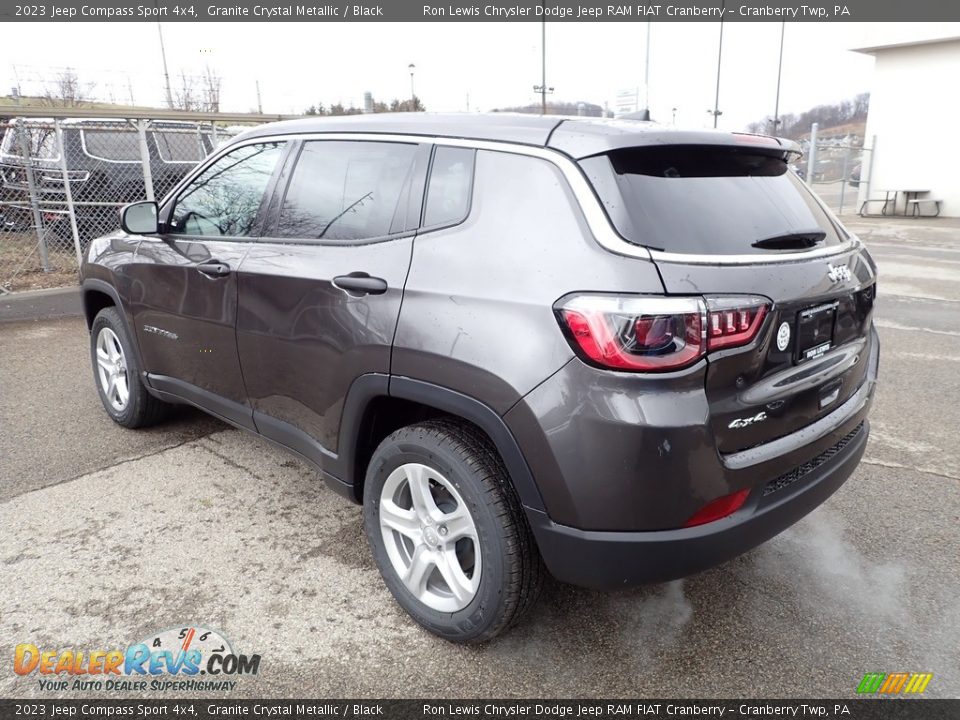 2023 Jeep Compass Sport 4x4 Granite Crystal Metallic / Black Photo #3