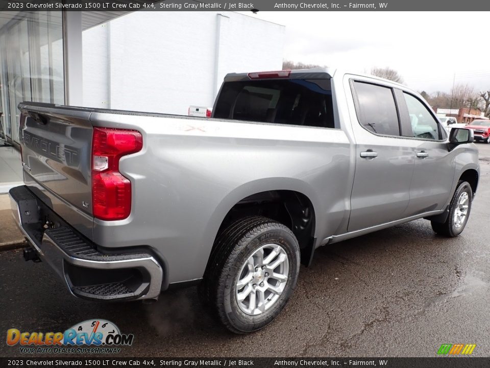 2023 Chevrolet Silverado 1500 LT Crew Cab 4x4 Sterling Gray Metallic / Jet Black Photo #3