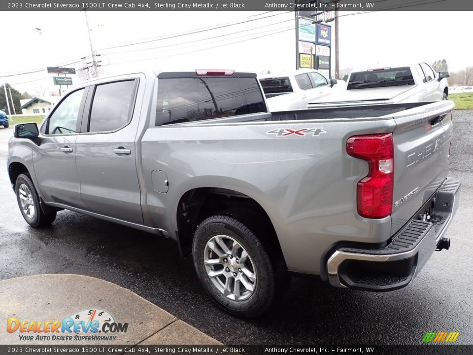 2023 Chevrolet Silverado 1500 LT Crew Cab 4x4 Sterling Gray Metallic / Jet Black Photo #6