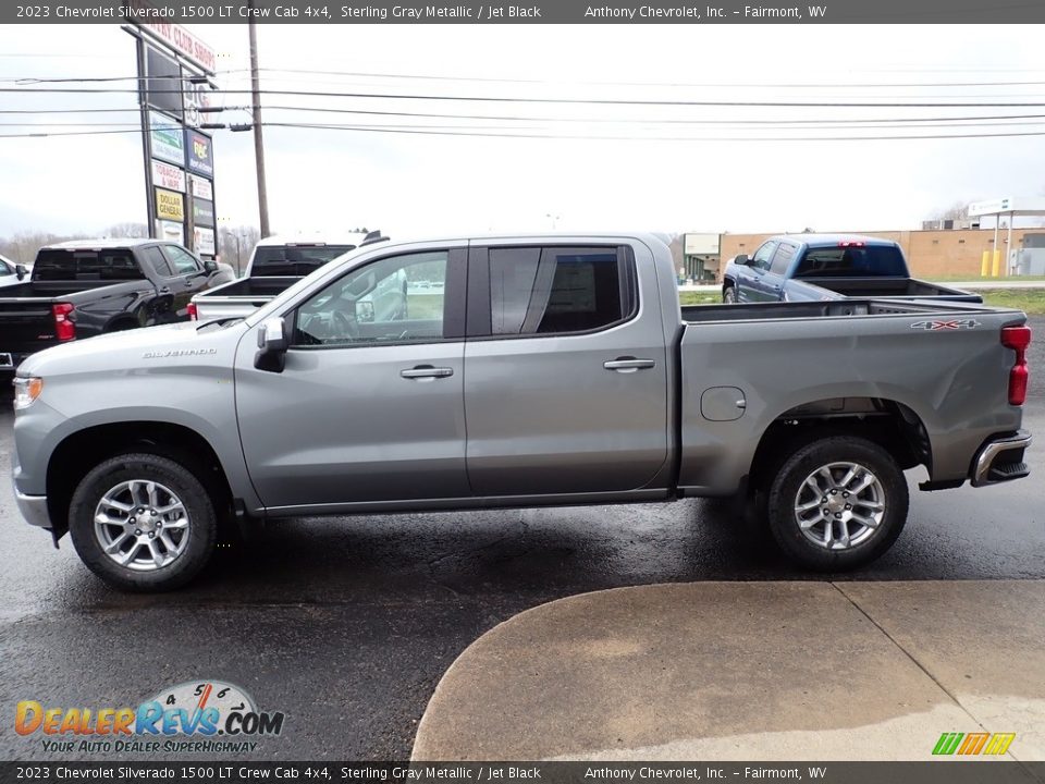 2023 Chevrolet Silverado 1500 LT Crew Cab 4x4 Sterling Gray Metallic / Jet Black Photo #7