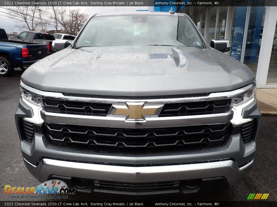 2023 Chevrolet Silverado 1500 LT Crew Cab 4x4 Sterling Gray Metallic / Jet Black Photo #9