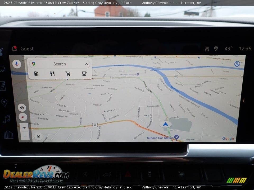 Navigation of 2023 Chevrolet Silverado 1500 LT Crew Cab 4x4 Photo #18