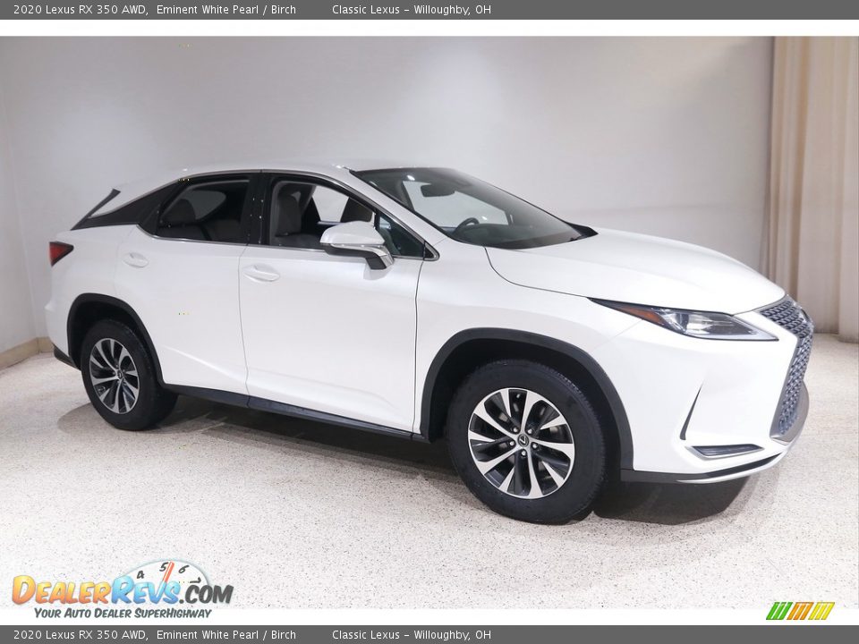 Eminent White Pearl 2020 Lexus RX 350 AWD Photo #1