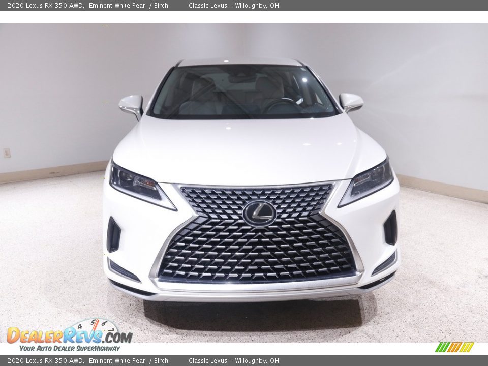 2020 Lexus RX 350 AWD Eminent White Pearl / Birch Photo #2