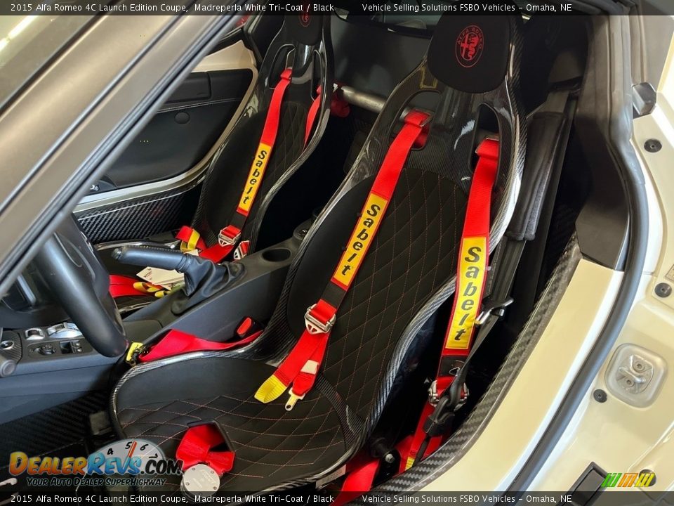 Front Seat of 2015 Alfa Romeo 4C Launch Edition Coupe Photo #2