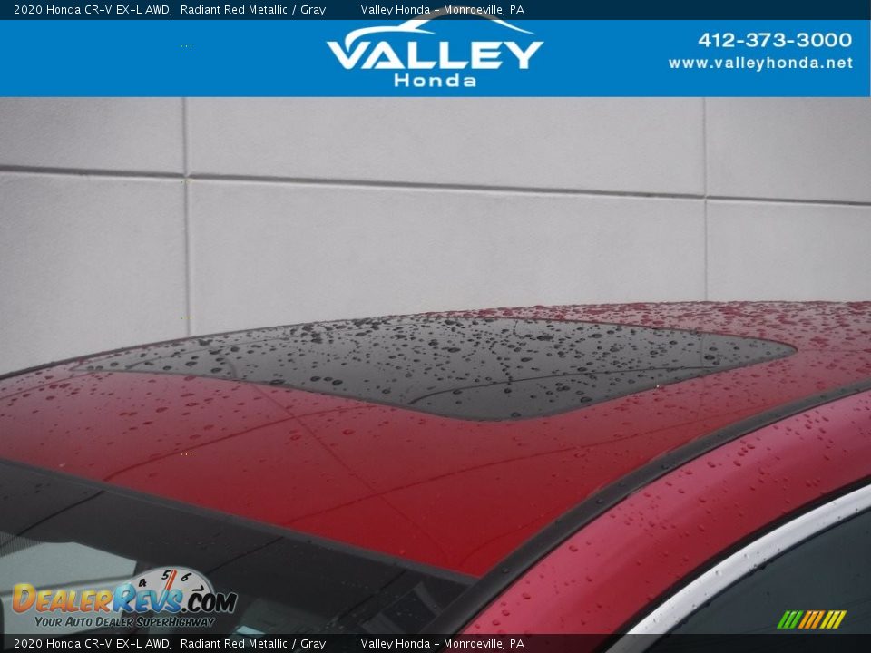 2020 Honda CR-V EX-L AWD Radiant Red Metallic / Gray Photo #3