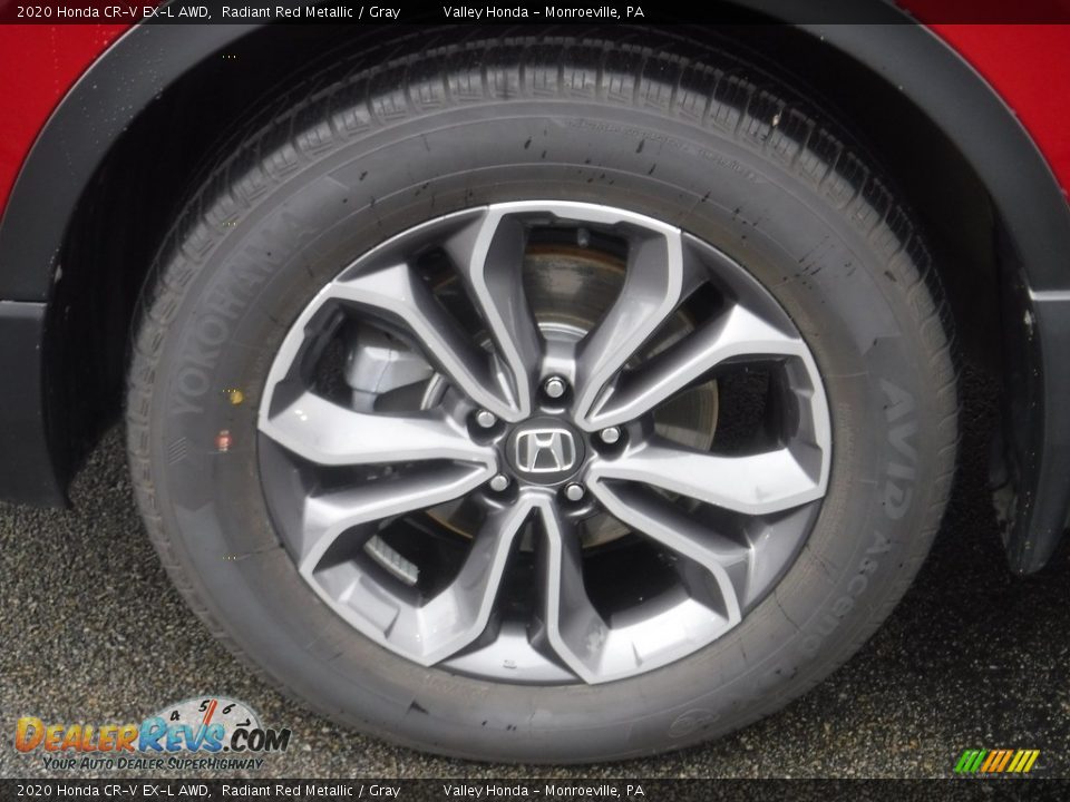 2020 Honda CR-V EX-L AWD Radiant Red Metallic / Gray Photo #4