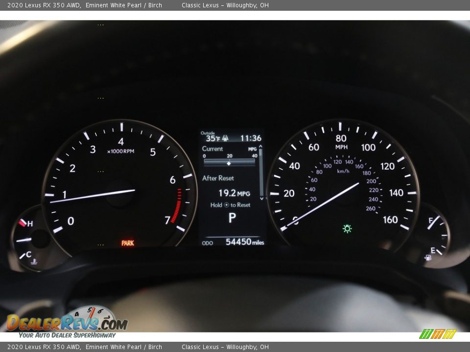 2020 Lexus RX 350 AWD Gauges Photo #8