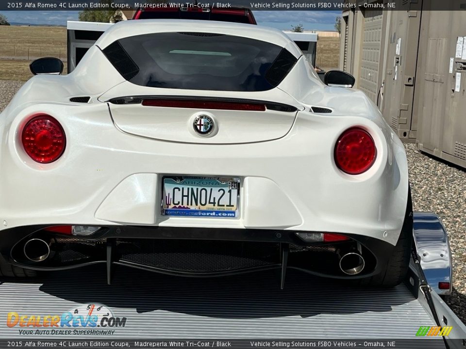 2015 Alfa Romeo 4C Launch Edition Coupe Madreperla White Tri-Coat / Black Photo #8