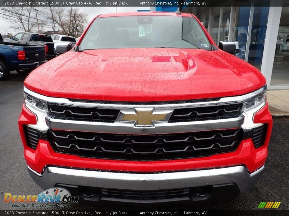 2023 Chevrolet Silverado 1500 LT Crew Cab 4x4 Red Hot / Jet Black Photo #9