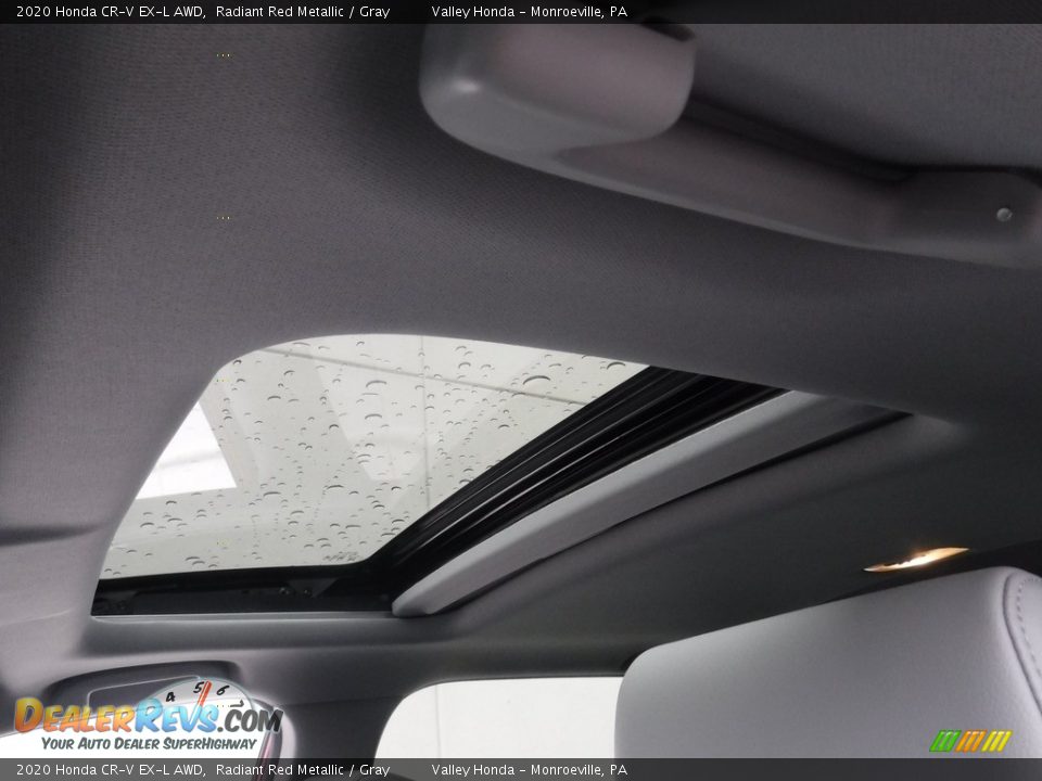 2020 Honda CR-V EX-L AWD Radiant Red Metallic / Gray Photo #11