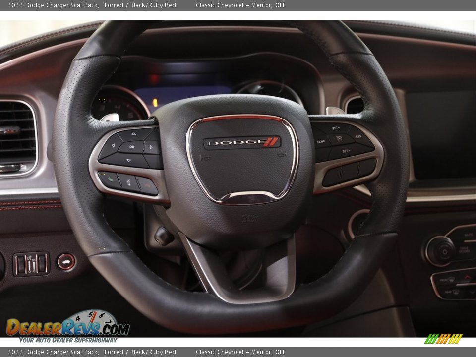 2022 Dodge Charger Scat Pack Steering Wheel Photo #7