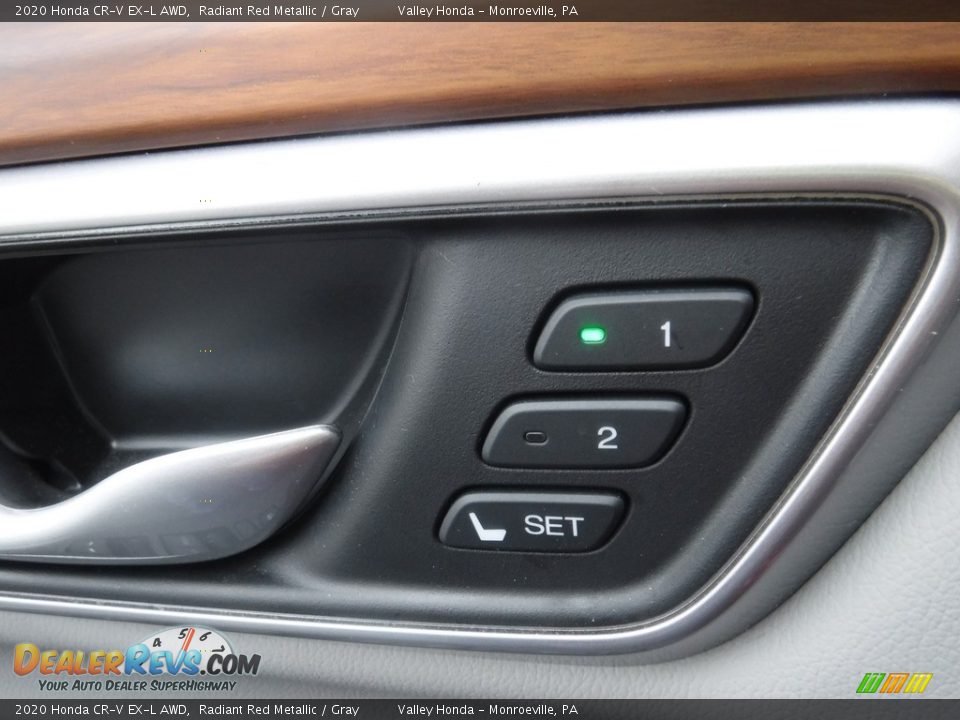 2020 Honda CR-V EX-L AWD Radiant Red Metallic / Gray Photo #13