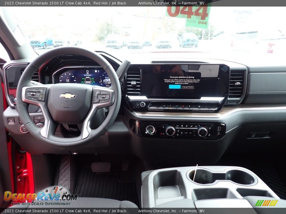2023 Chevrolet Silverado 1500 LT Crew Cab 4x4 Red Hot / Jet Black Photo #13