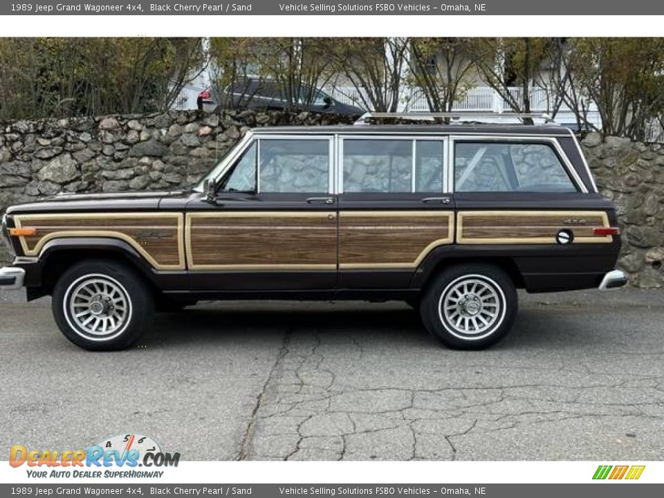 Black Cherry Pearl 1989 Jeep Grand Wagoneer 4x4 Photo #1