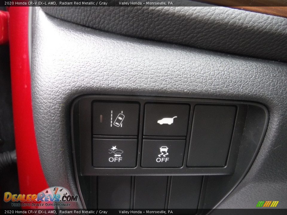 2020 Honda CR-V EX-L AWD Radiant Red Metallic / Gray Photo #15