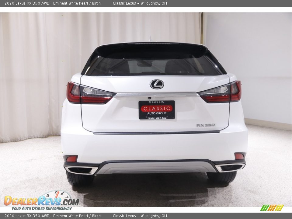 2020 Lexus RX 350 AWD Eminent White Pearl / Birch Photo #18