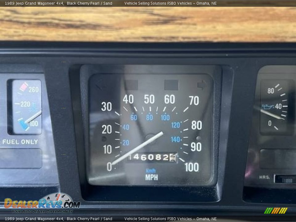 1989 Jeep Grand Wagoneer 4x4 Gauges Photo #4