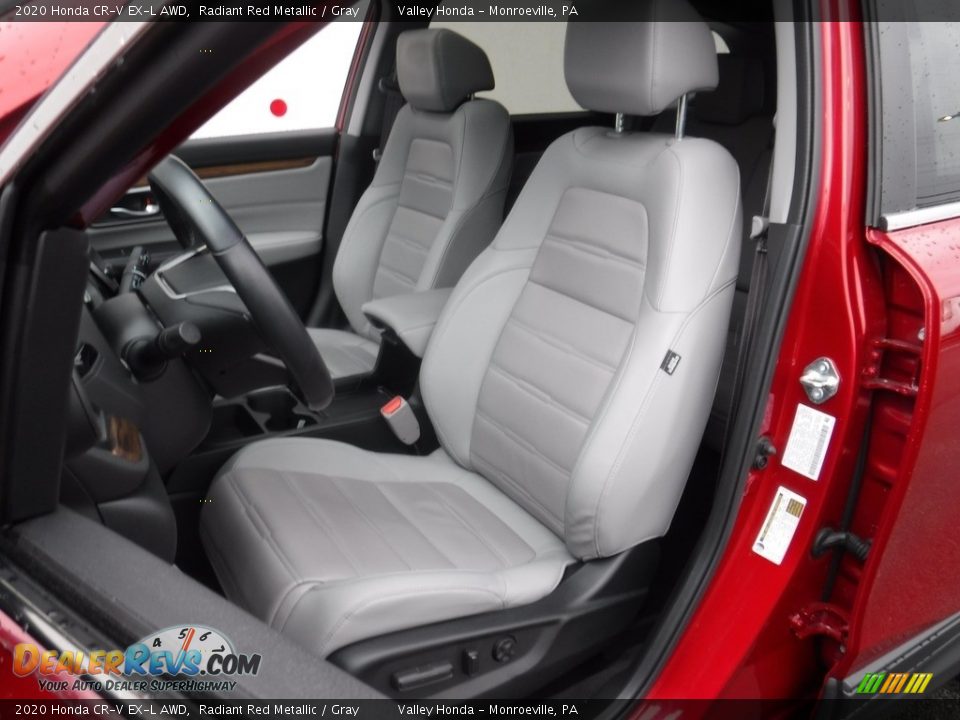 2020 Honda CR-V EX-L AWD Radiant Red Metallic / Gray Photo #17