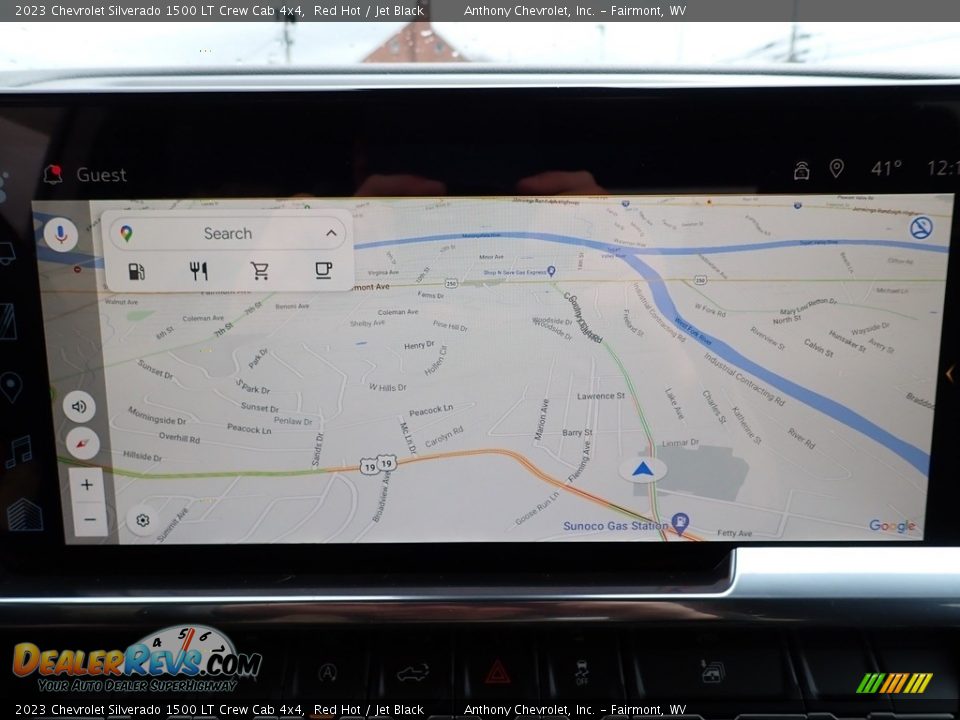 2023 Chevrolet Silverado 1500 LT Crew Cab 4x4 Red Hot / Jet Black Photo #18