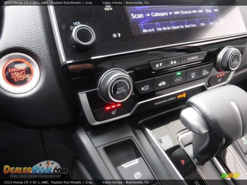 2020 Honda CR-V EX-L AWD Radiant Red Metallic / Gray Photo #19