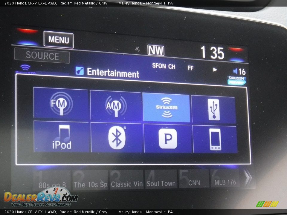 2020 Honda CR-V EX-L AWD Radiant Red Metallic / Gray Photo #20