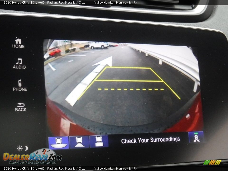 2020 Honda CR-V EX-L AWD Radiant Red Metallic / Gray Photo #22