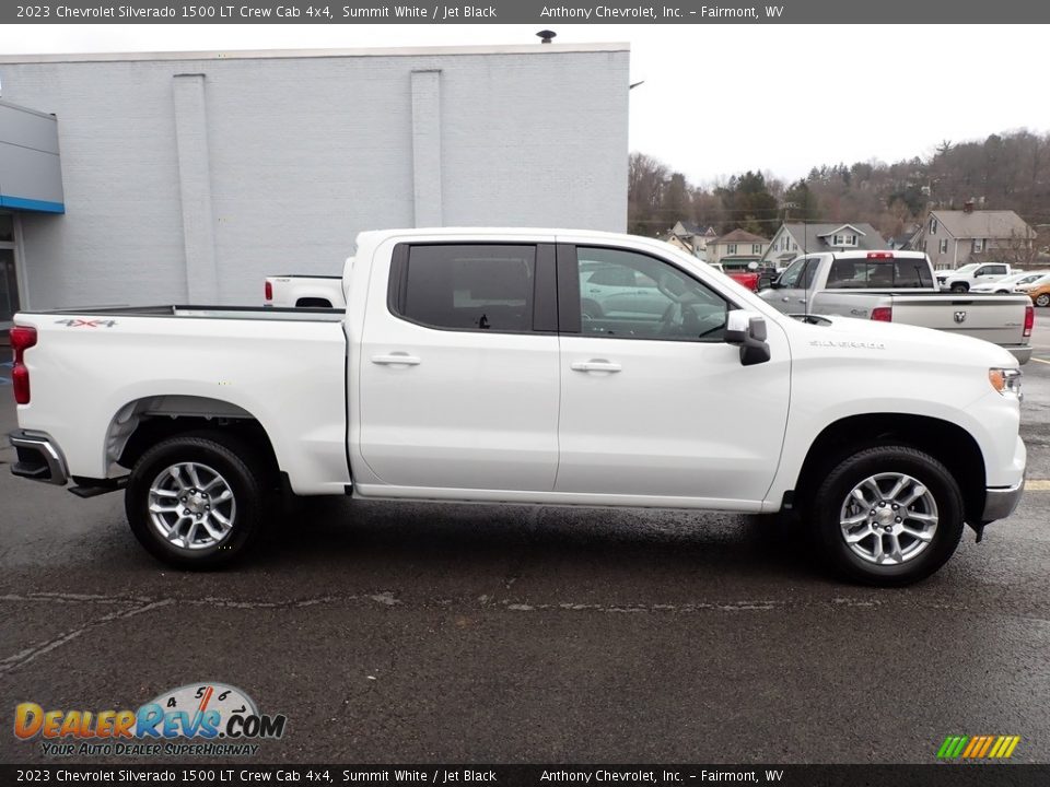 2023 Chevrolet Silverado 1500 LT Crew Cab 4x4 Summit White / Jet Black Photo #2