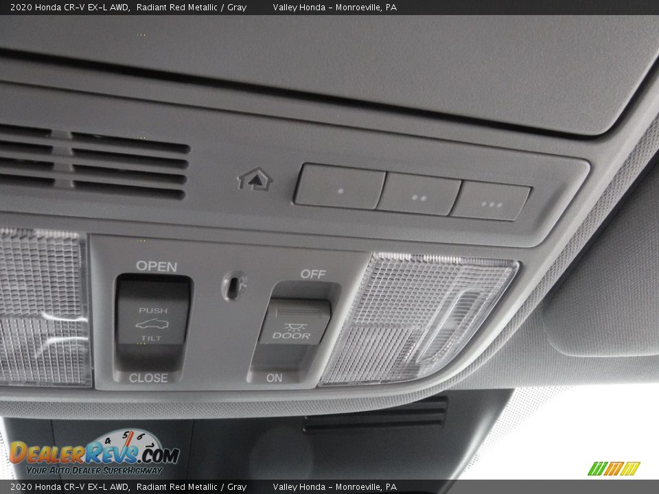 2020 Honda CR-V EX-L AWD Radiant Red Metallic / Gray Photo #23