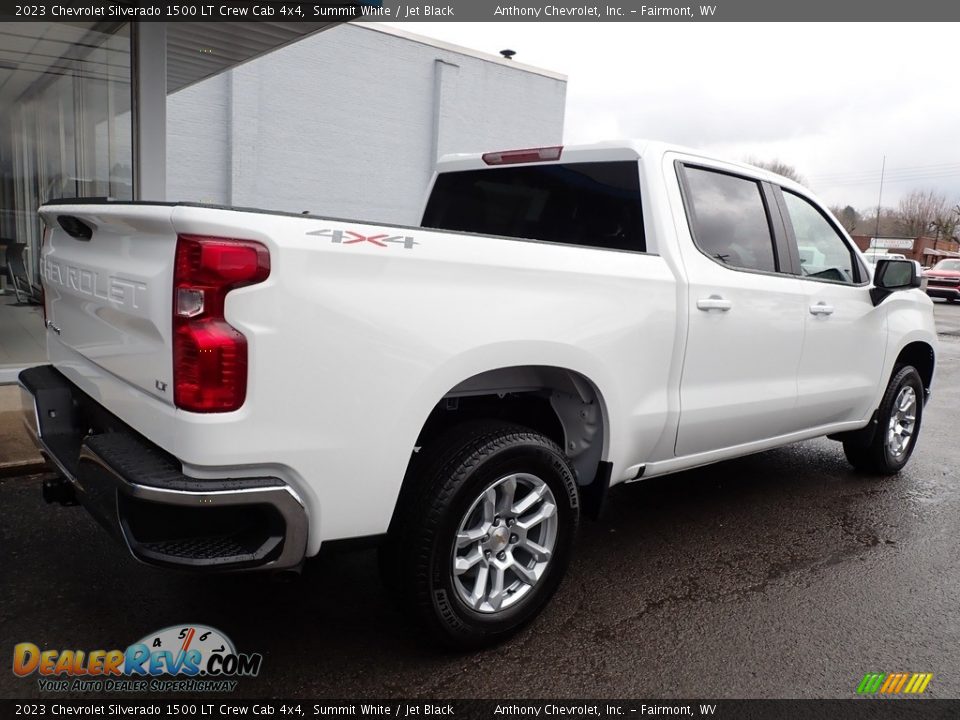 2023 Chevrolet Silverado 1500 LT Crew Cab 4x4 Summit White / Jet Black Photo #3