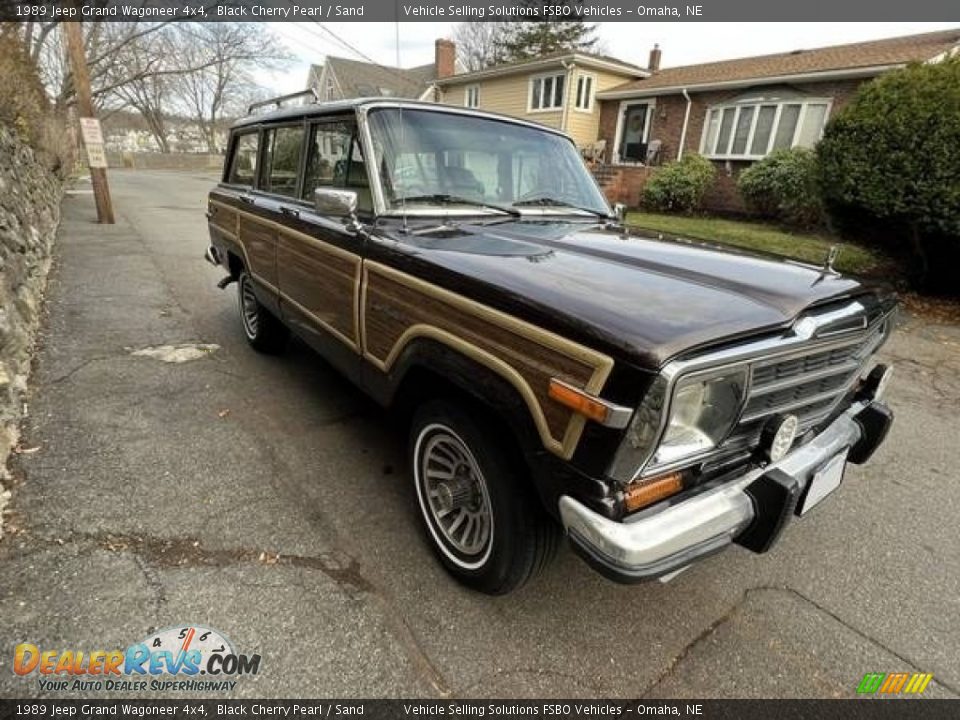 Black Cherry Pearl 1989 Jeep Grand Wagoneer 4x4 Photo #14