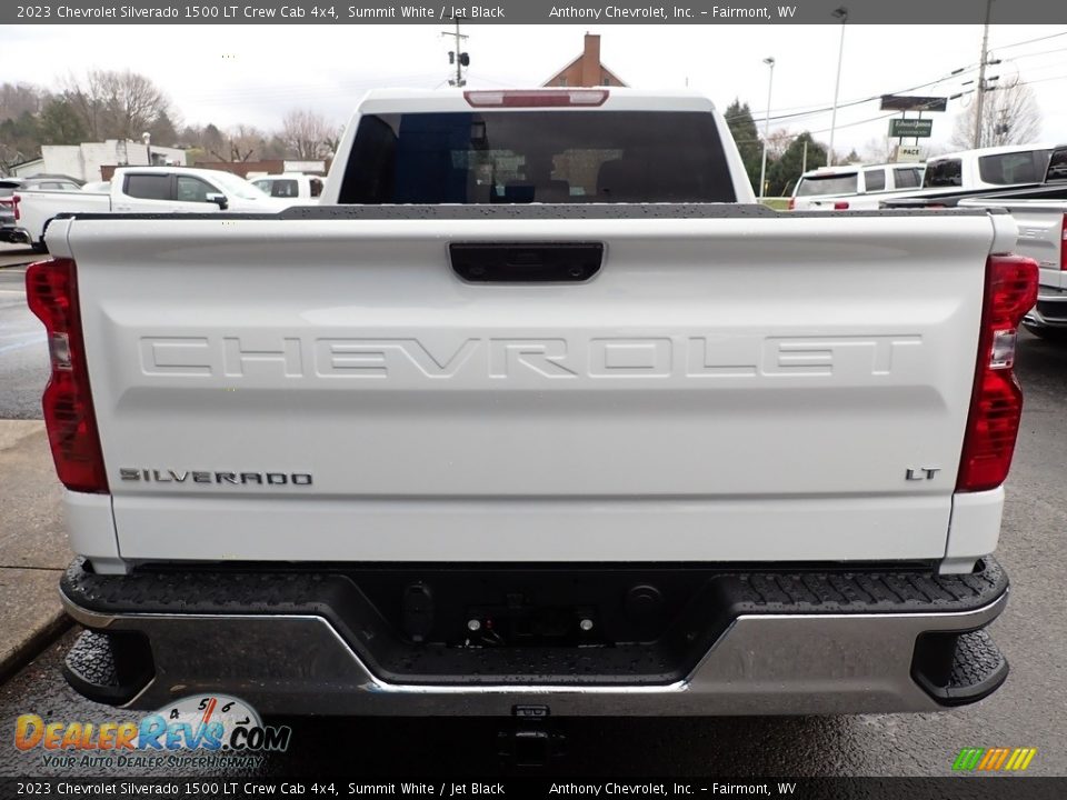 2023 Chevrolet Silverado 1500 LT Crew Cab 4x4 Summit White / Jet Black Photo #4
