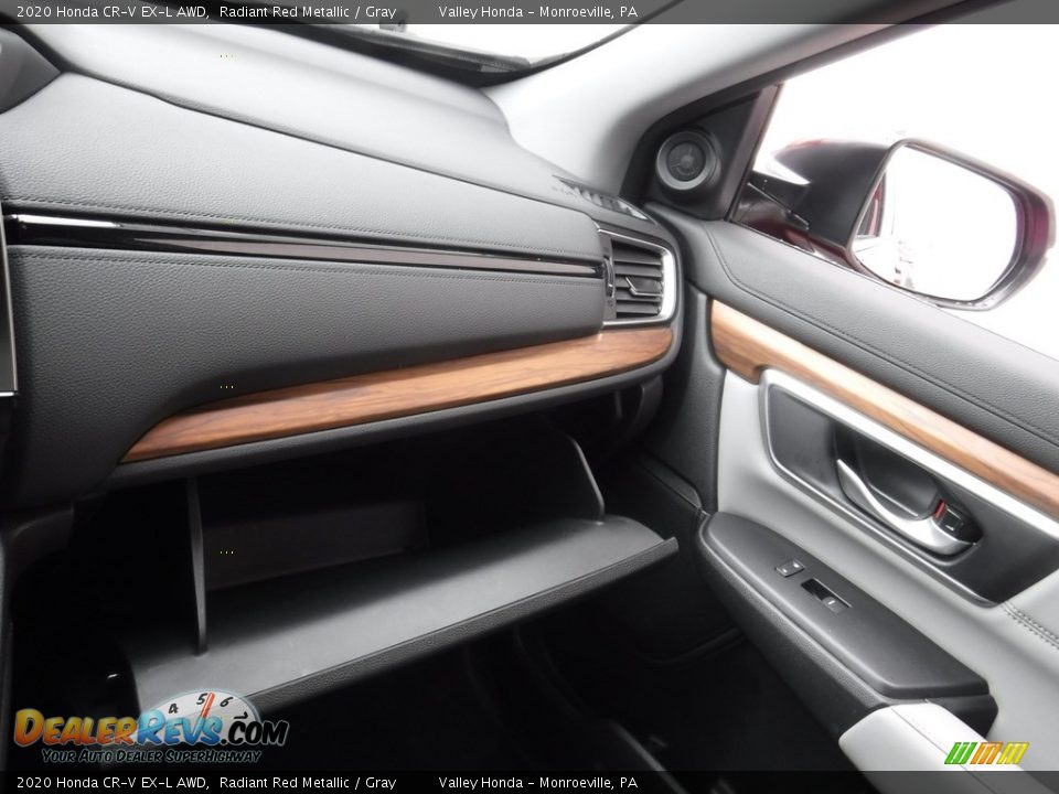 2020 Honda CR-V EX-L AWD Radiant Red Metallic / Gray Photo #25