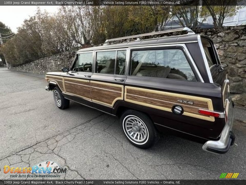 Black Cherry Pearl 1989 Jeep Grand Wagoneer 4x4 Photo #15