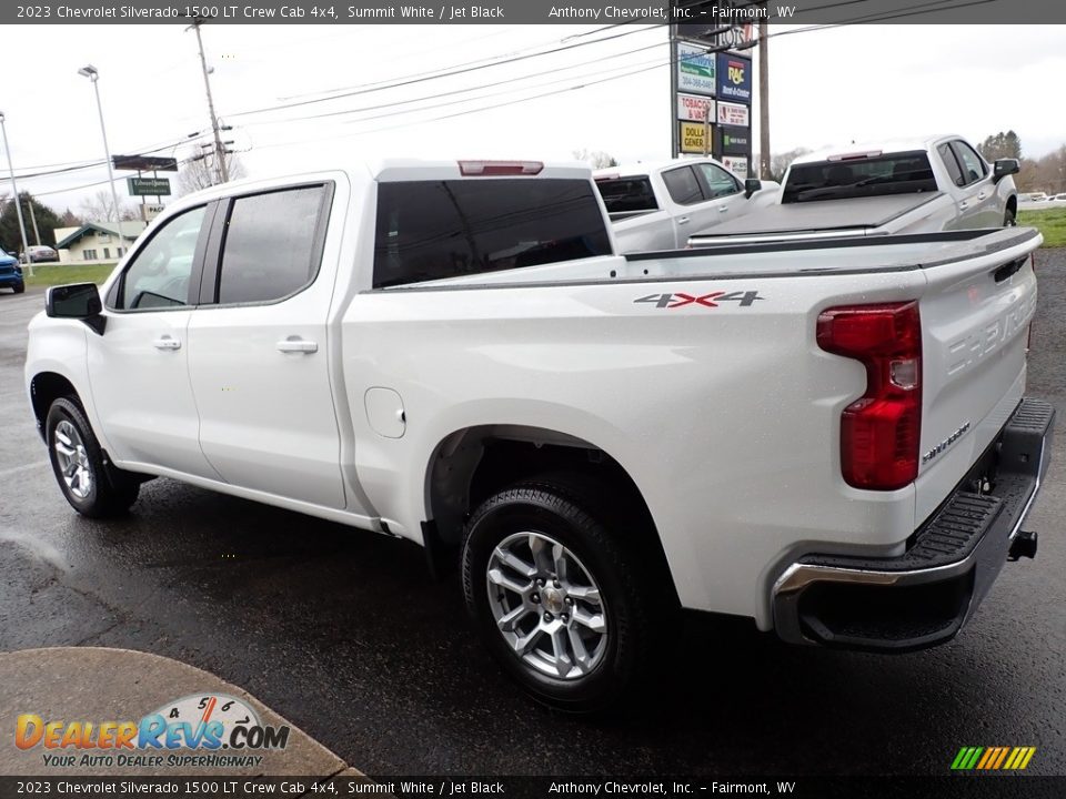 2023 Chevrolet Silverado 1500 LT Crew Cab 4x4 Summit White / Jet Black Photo #6