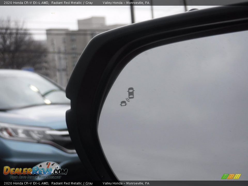 2020 Honda CR-V EX-L AWD Radiant Red Metallic / Gray Photo #27